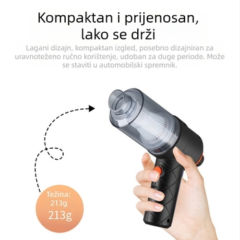 Novi bežični usisavač za kućni automobil s dvojnom namjenom, lagan i praktičan bežični dizajn, dugotrajan i izdržljiv usisavač i usisavač s dvojnom namjenom