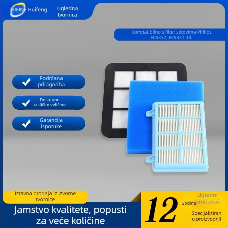 Pogodno za dodatke za usisavače Philips FC9331 FC9332 FC8010 HEPA filter
