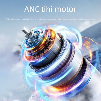 Novi ručni ventilator za hlađenje iz 2025., Ice Mute, 100 brzina, prijenosni USB mini ventilator velike brzine