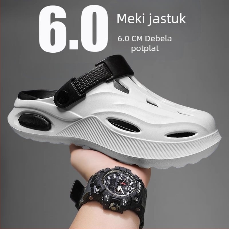Klompe za povećanje visine za muškarce preko granica, ljetna moda, sportska gornja odjeća s debelim potplatom, papuče do prstiju, dropshipping