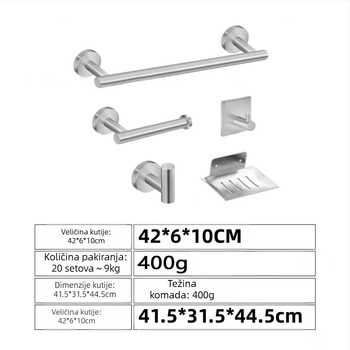 Prekogranični privjesak za kupaonicu od nehrđajućeg čelika, vješalica za ručnike, privjesak za kupaonicu, držač za ručnike, privjesak za toaletni papir