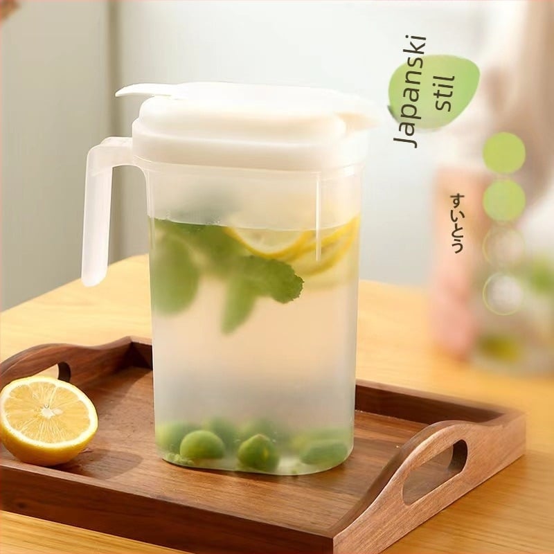 Japanska plastična boca za hladnu vodu, ljetna kućna boca za hladnu vodu velikog kapaciteta, filter za bocu za hladnu vodu, otporna na visoke temperature, zatvorena, čajnik za hladnjak i sok