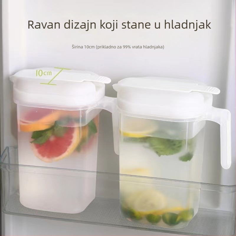 Japanska plastična boca za hladnu vodu, ljetna kućna boca za hladnu vodu velikog kapaciteta, filter za bocu za hladnu vodu, otporna na visoke temperature, zatvorena, čajnik za hladnjak i sok