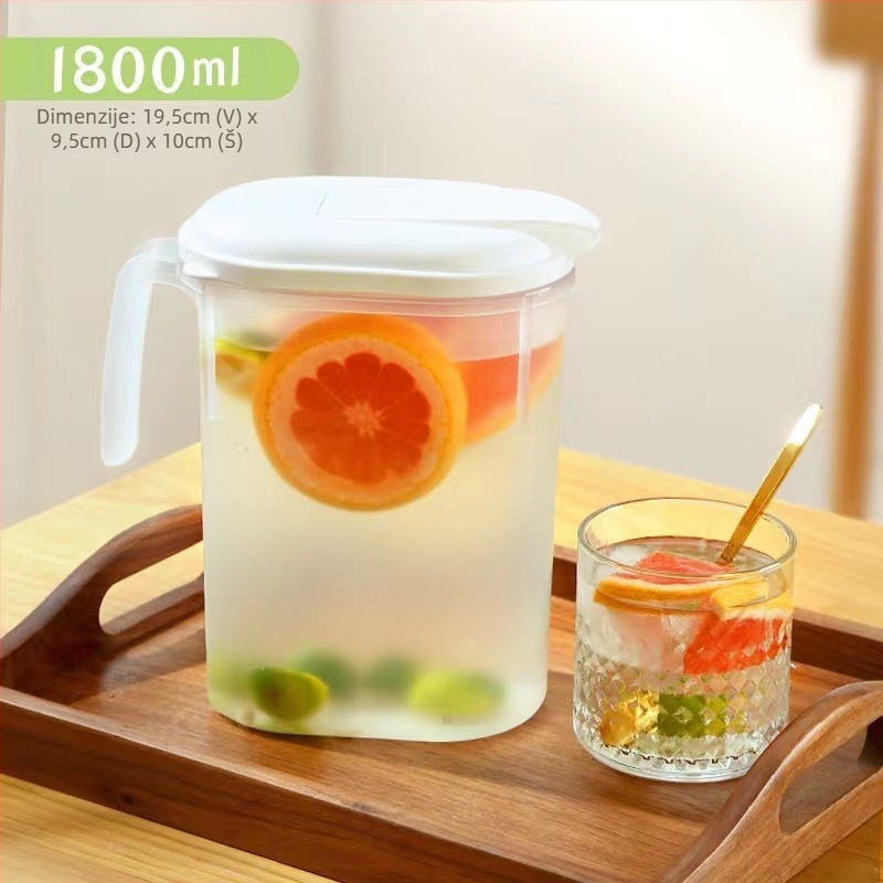 Japanska plastična boca za hladnu vodu, ljetna kućna boca za hladnu vodu velikog kapaciteta, filter za bocu za hladnu vodu, otporna na visoke temperature, zatvorena, čajnik za hladnjak i sok