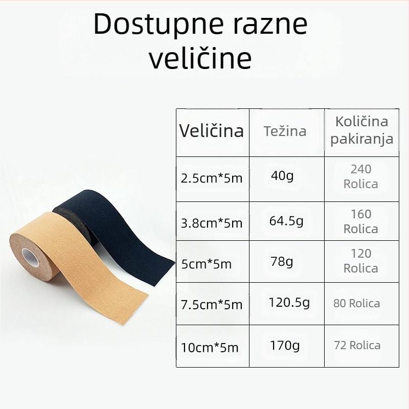 Nove prekogranične rastezljive platnene naljepnice za prsa, skupljene naljepnice za prsa, nevidljiva traka za podizanje, samoljepljive sportske zavoje, naljepnice za prsa za žene