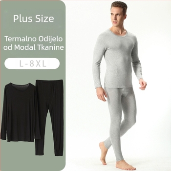 150 kg srednje i starije tate, plus veličine, široka jesenska odjeća i duge hlače za debele muškarce, ležerno unutarnje odijelo, toplo odijelo