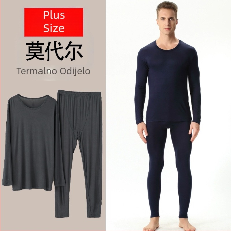 150 kg srednje i starije tate, plus veličine, široka jesenska odjeća i duge hlače za debele muškarce, ležerno unutarnje odijelo, toplo odijelo