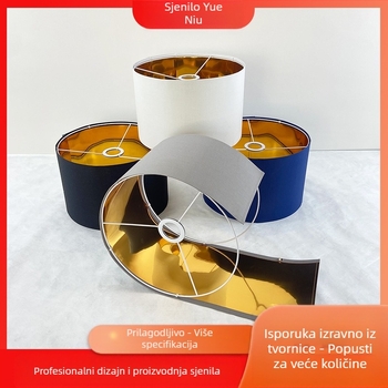 Amazon stolna lampa sjenilo za lampu luksuzna unutarnja zlatna uklonjiva rasvjeta pribor podna lampa zidna lampa luster školjka poklopac KD poklopac