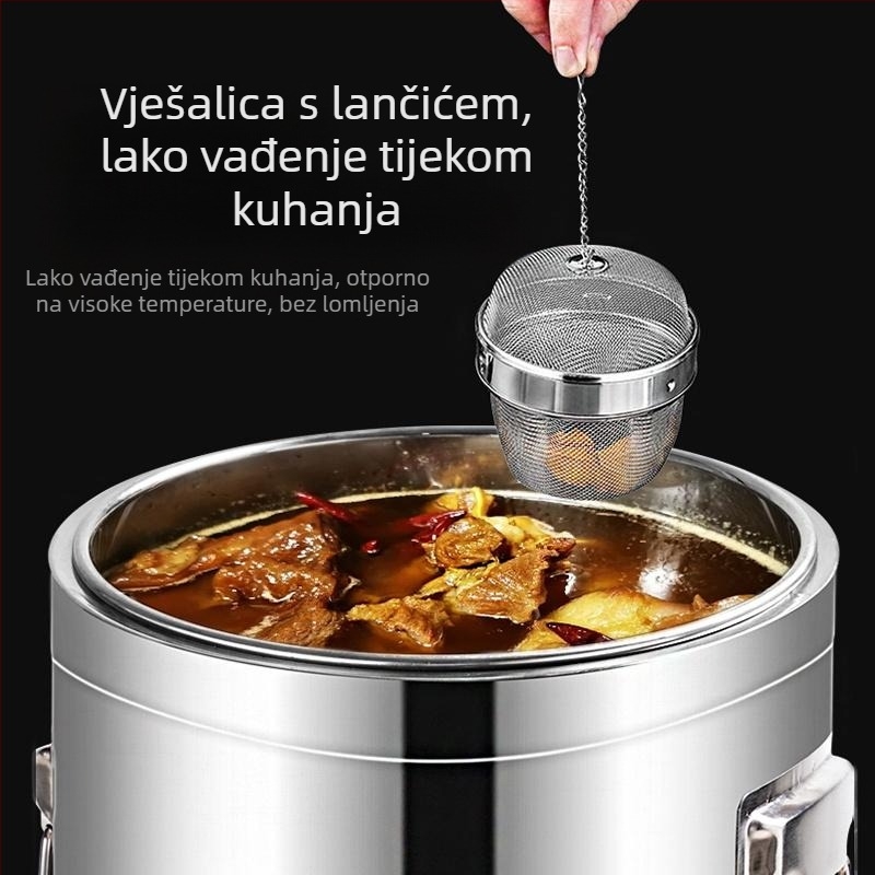 ♡ Kuglica za začin od nehrđajućeg čelika 304, rotirajuća kuglica za filter za čaj, nehrđajući čelik, Weibao