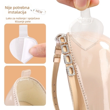 Ženske ravne vezice za cipele s dijamantnom kopčom, visoke pete, nepropusne za velike, male, fiksne vezice bez ugradnje