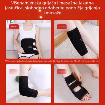 Električna moxibustion topla masaža grijani jastučići za laktove za muškarce i žene grijaći štitnik za vrat, rukave, tenis, sport, fizioterapija, punjenje