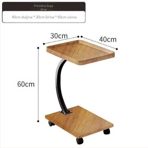 Isporuka istog dana za mali stolić za kavu od kovanog željeza, kreativni stalak za novine i časopise, policu za knjige, noćni ormarić, pomoćni ormarić za kauč u dnevnoj sobi