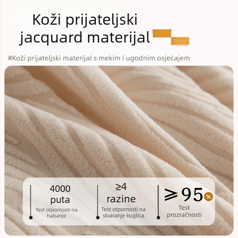 Nova navlaka za sofu iz 2025., univerzalna, sveobuhvatna, za četiri godišnja doba, posebna kožna navlaka za sofu, otporna na ogrebotine od mačaka, platneni ručnik