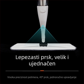 Vodeni sprej, ravni mop za čišćenje kućanstva, jednokratni mop za čišćenje bez ruku, mokro i suho, dvostruke namjene, lijeni kućanski mop za pod, artefakt