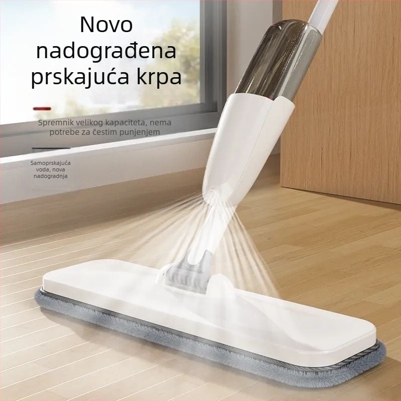 Vodeni sprej, ravni mop za čišćenje kućanstva, jednokratni mop za čišćenje bez ruku, mokro i suho, dvostruke namjene, lijeni kućanski mop za pod, artefakt