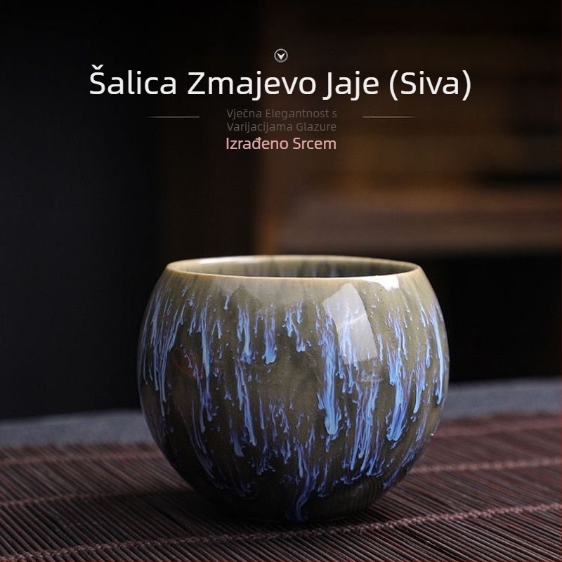 Zgrada zmajevog jajeta, šalica za čaj, odijelo za kung fu čajnu šalicu, keramičku peć za promjenu pet elemenata, šalicu za čaj, zdjelu za čaj