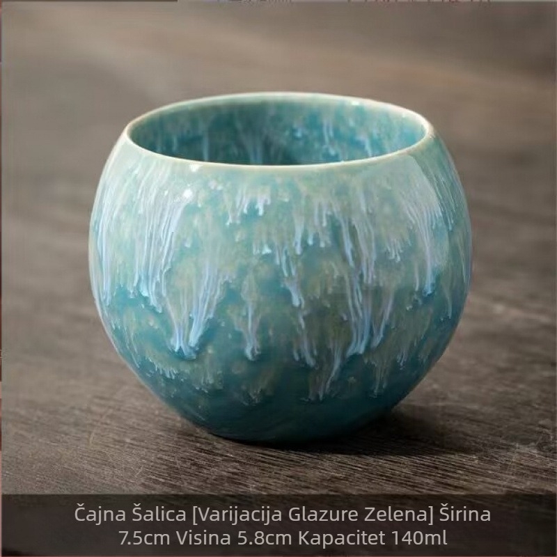 Zgrada zmajevog jajeta, šalica za čaj, odijelo za kung fu čajnu šalicu, keramičku peć za promjenu pet elemenata, šalicu za čaj, zdjelu za čaj