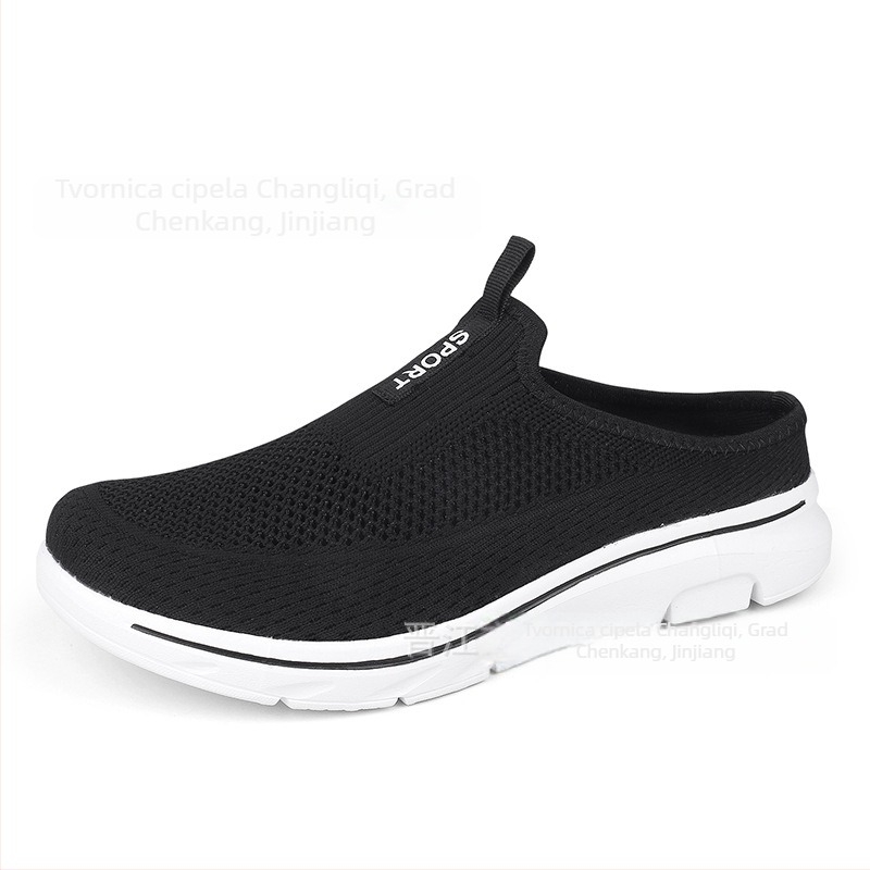 Prekogranična vanjska trgovina Muške cipele Trendovske pletene mrežaste navlake za pola košarice Ultra lagane ekstra velike ležerne cipele za parove za žene