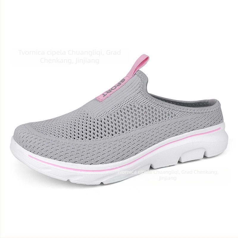 Prekogranična vanjska trgovina Muške cipele Trendovske pletene mrežaste navlake za pola košarice Ultra lagane ekstra velike ležerne cipele za parove za žene