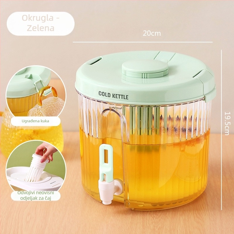 Kuhalo za hladnu vodu velikog kapaciteta sa slavinom, kuhalo za hladnu vodu, kućanski hladnjak, japanski sok, voćni čaj, kanta za hladno piće, kuhalo za hladnu vodu