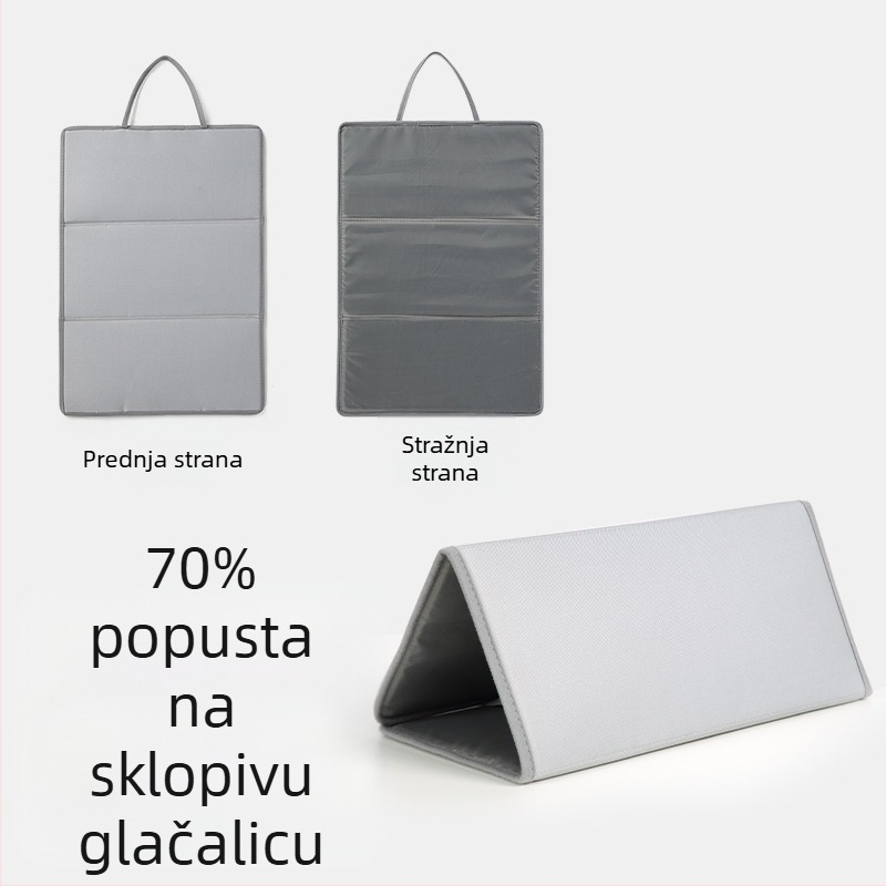 Tri sklopiva daska za glačanje, podloga za glačanje, sklopiva prijenosna toplinska izolacijska podloga, ravno glačanje, viseća podloga za visoke temperature, pribor