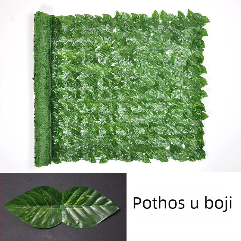 Simulirani zeleni biljni zid Dekorativna ograda Ograda od lišća Suncokret Mrežasti zid Blokiranje lišća Strop Zelena ograda od lišća