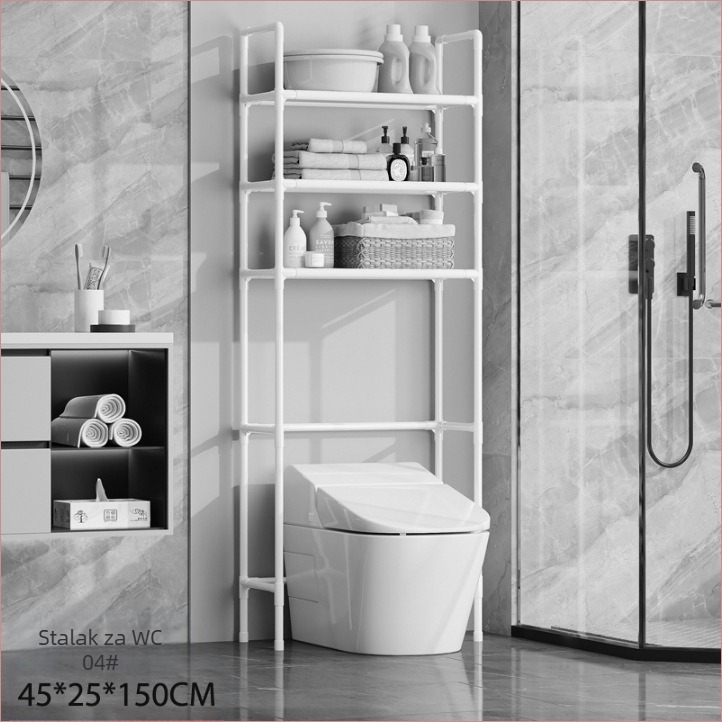 Stalak za odlaganje perilice rublja na podu, balkonu, gornjem stalku za odlaganje bubnja, WC-u, WC-u, gornjem stalku za WC-u