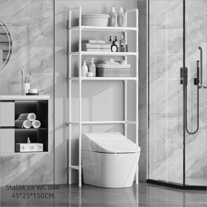 Stalak za odlaganje perilice rublja na podu, balkonu, gornjem stalku za odlaganje bubnja, WC-u, WC-u, gornjem stalku za WC-u
