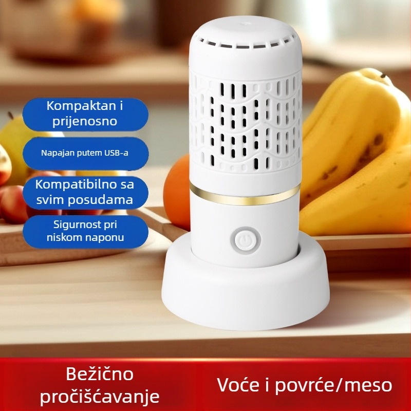 Novi kućni pročišćivač voća i povrća, perilica rublja, inteligentna kapsula za voće i povrće, sastojci, sterilizacija voća, dezinfekcija, prekogranični stroj