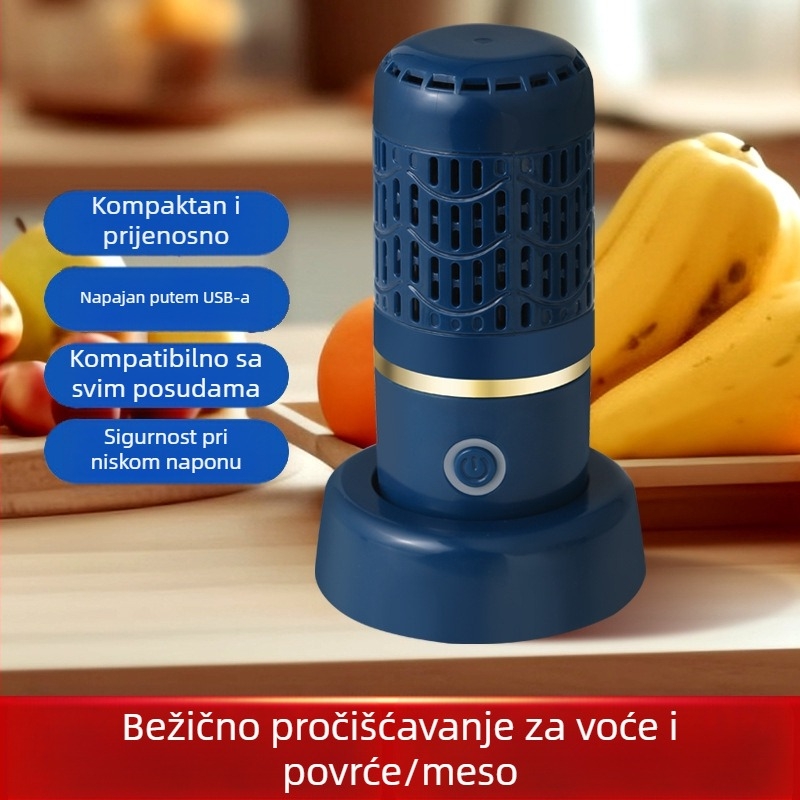 Novi kućni pročišćivač voća i povrća, perilica rublja, inteligentna kapsula za voće i povrće, sastojci, sterilizacija voća, dezinfekcija, prekogranični stroj
