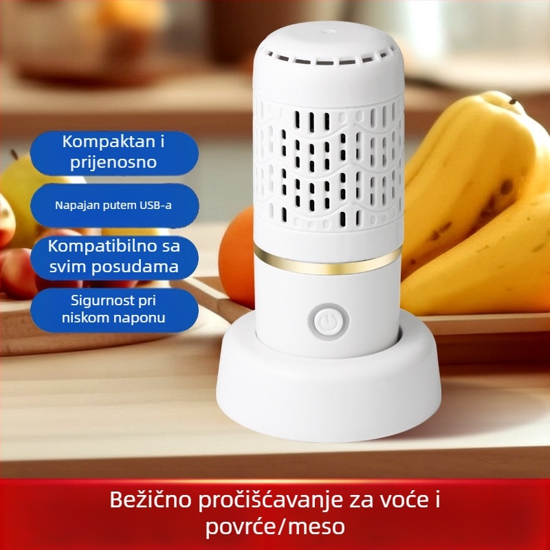 Novi kućni pročišćivač voća i povrća, perilica rublja, inteligentna kapsula za voće i povrće, sastojci, sterilizacija voća, dezinfekcija, prekogranični stroj
