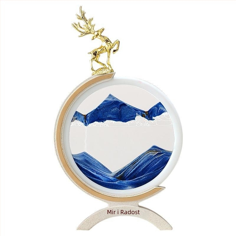 Slikanje živog pijeska Pješčani sat Topli ukras za dom Vinski ormarić za dnevni boravak TV ormarić Ukras jelena Poklon za selidbu Poklon za useljenje