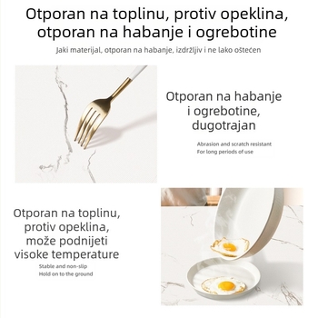 Mramorni stolnjak, vodootporan i otporan na ulje, ne pere se, otporan na opekline, 2025. novi pristupačni luksuzni stolnjak za stolić za kavu vrhunske kvalitete, prostirka za stol
