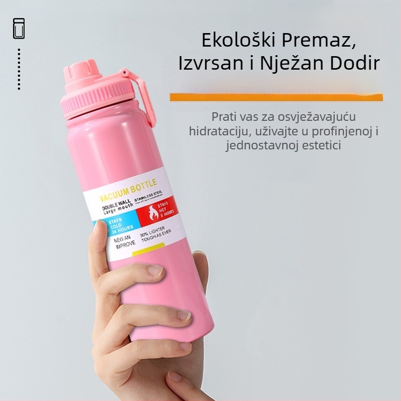 Prekogranični vrući 304 nehrđajući čelik svemirski lonac za vanjsku upotrebu velikog kapaciteta sportske čaše za vodu poslovni poklon termos čaša veleprodaja