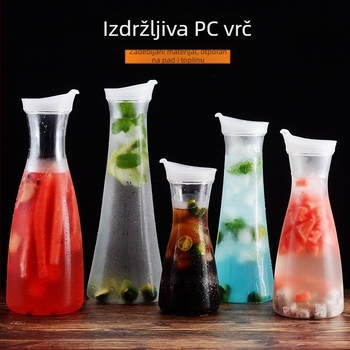 Akrilna PC plastična kravatna posuda boca za hladnu vodu boca za hladnu vodu kvadratna posuda za sok piće bar kuhalo za vodu restoran posuda za limun