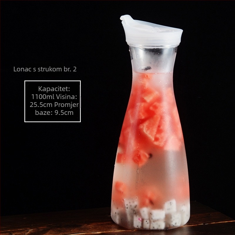 Akrilna PC plastična kravatna posuda boca za hladnu vodu boca za hladnu vodu kvadratna posuda za sok piće bar kuhalo za vodu restoran posuda za limun