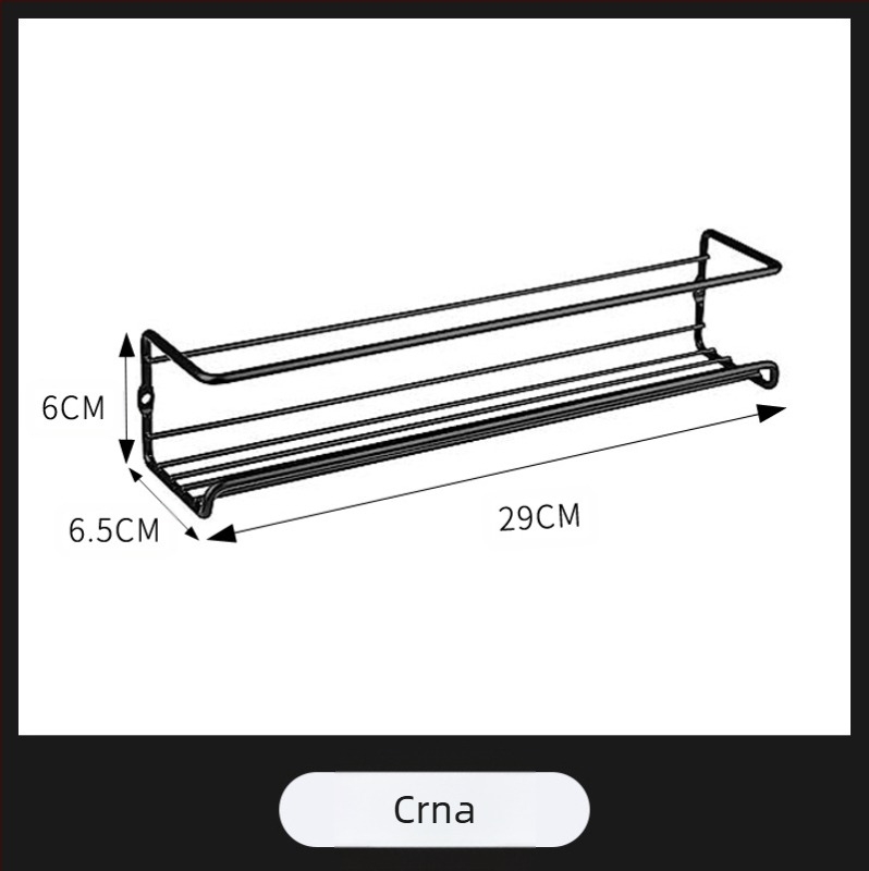 Zidni stalak za kuhinjske začine bez bušilice, stalak za začine, višenamjenski stalak za boce za začine