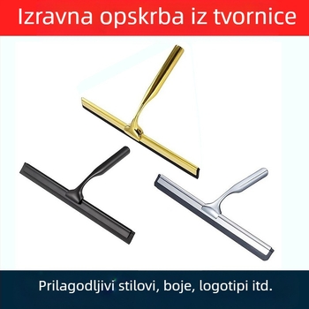 Pribor za nadogradnju brisača za staklo od nehrđajućeg čelika za kućanstvo i komercijalno čišćenje stakla, artefakt za kupaonicu i WC, posebna kuka