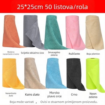 Ručno poderana krpa za mokro i suho sušenje, dvostruka upotreba, kuhinjska jednokratna krpa za sušenje, zadebljana periva krpa za suđe