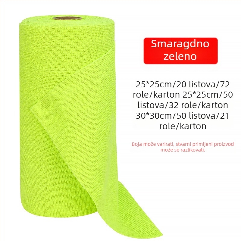 Ručno poderana krpa za mokro i suho sušenje, dvostruka upotreba, kuhinjska jednokratna krpa za sušenje, zadebljana periva krpa za suđe