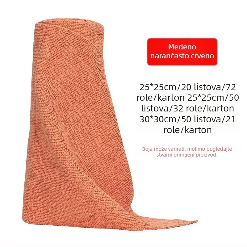 Ručno poderana krpa za mokro i suho sušenje, dvostruka upotreba, kuhinjska jednokratna krpa za sušenje, zadebljana periva krpa za suđe