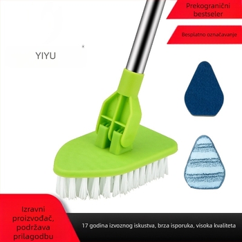 ♔ Prekogranična plastična četka za kupaonicu, četka za čišćenje kuhinje, četka od nehrđajućeg čelika, teleskopska šipka, veleprodaja kućanskih potrepština za svakodnevne potrebe