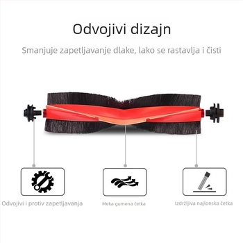 Pogodno za Chasing X30 pro valjkastu četku, robotsko brisanje, bočnu četku, krpu za čišćenje, filter za tekućinu, vrećicu za prašinu, pribor.