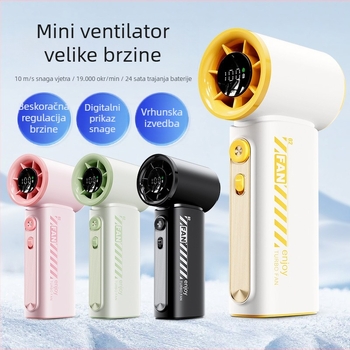 2025 Prekogranični brzi nasilni ručni ventilator mini prijenosni USB punjivi vanjski hladnjak mali električni ventilator