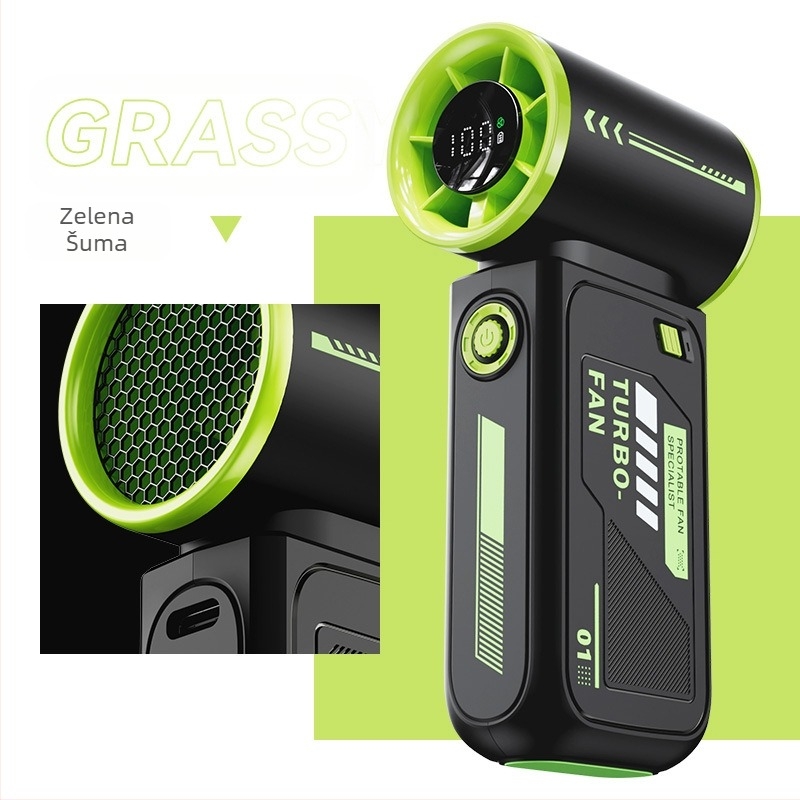 2025 Prekogranični brzi nasilni ručni ventilator mini prijenosni USB punjivi vanjski hladnjak mali električni ventilator