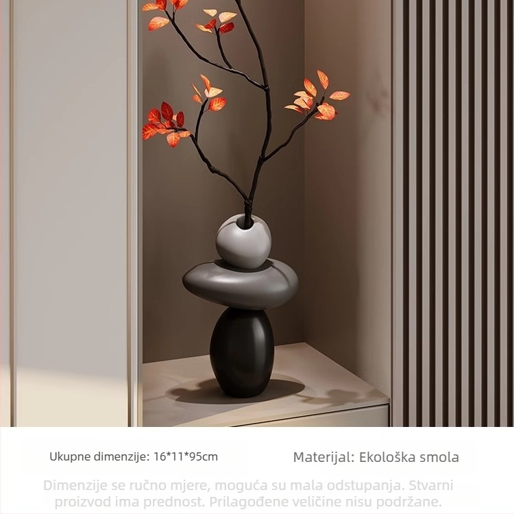 [Lemon Home] Umjetnost Dnevni boravak TV ormarić Pod Veliki ukrasi Svjetlo Luksuzno Vrijeme je za trčanje Napredna umjetnost