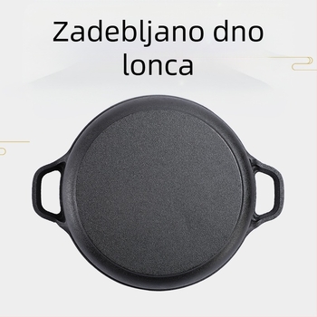 Tava od lijevanog željeza, kućanska tava za palačinke, sirova vrećica za prženje, višenamjenska tava za prženje, sirova željezna tava za pirjanje, tava bez premaza, neprianjajuća tava