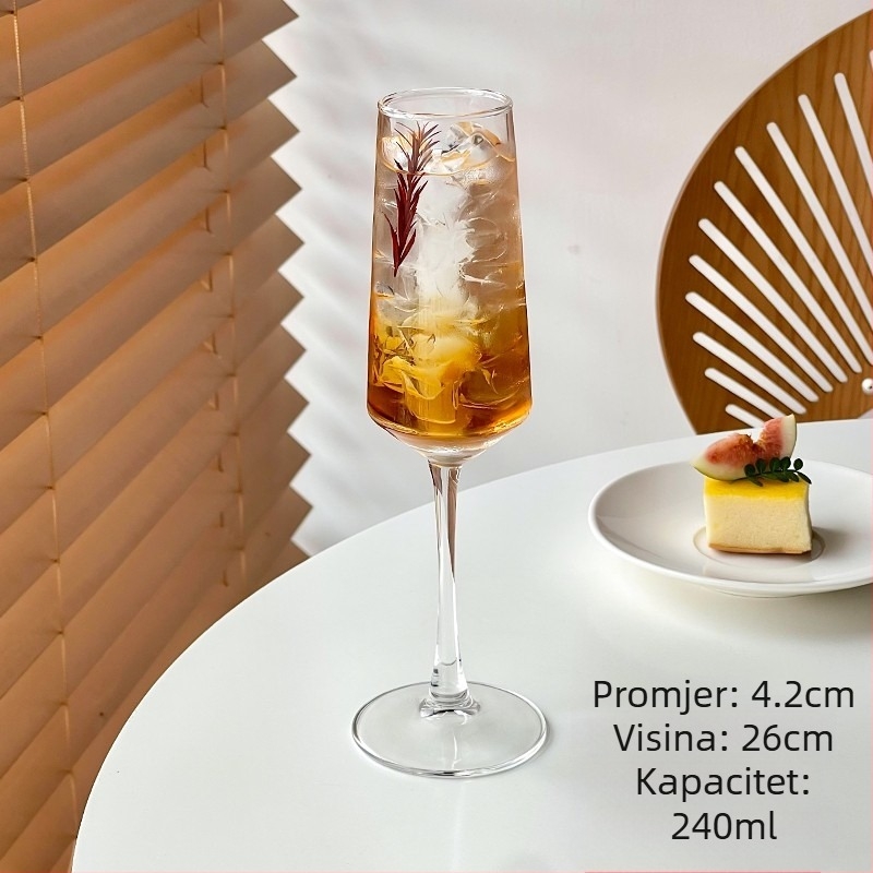 U retro stilu, čaša za bar, čaša za koktele, čaša za martini, čaša za voćno vino, posebna čaša, čaša za vino