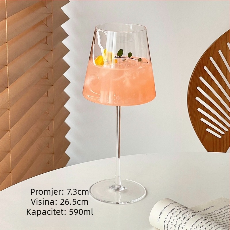 U retro stilu, čaša za bar, čaša za koktele, čaša za martini, čaša za voćno vino, posebna čaša, čaša za vino