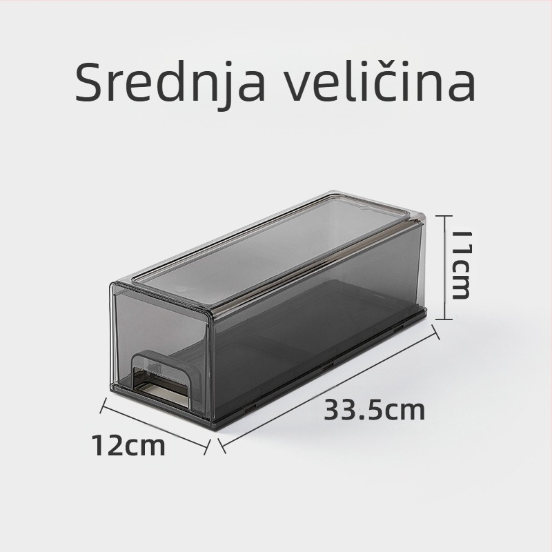 Ladica hladnjaka za pohranu i organizaciju, artefakt moderne domaćice, kutija za pohranu leda, ladica za smrznutu hranu, push